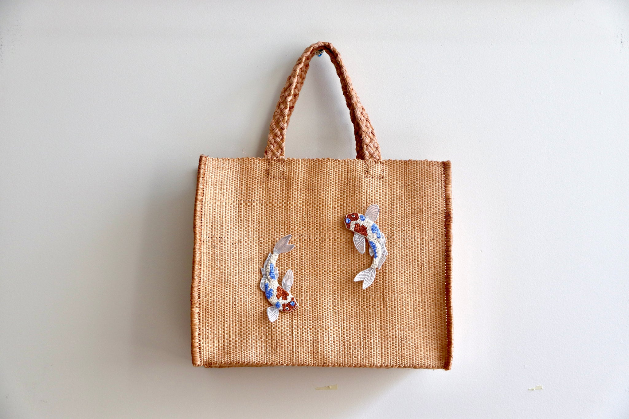 BOLSO HENEQUÉN PECES KOI